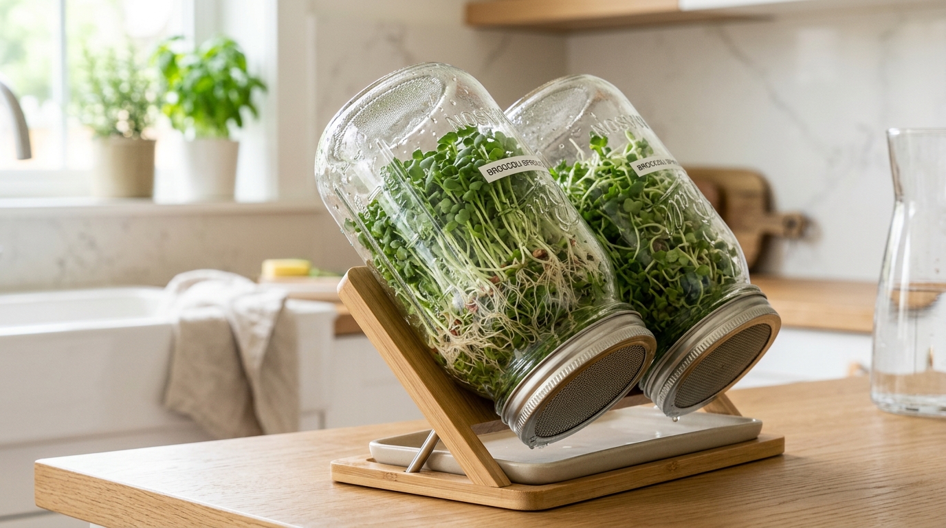 The Countertop Sprouting Protocol: How Germination Unlocks 10x Bioactive Nutrients